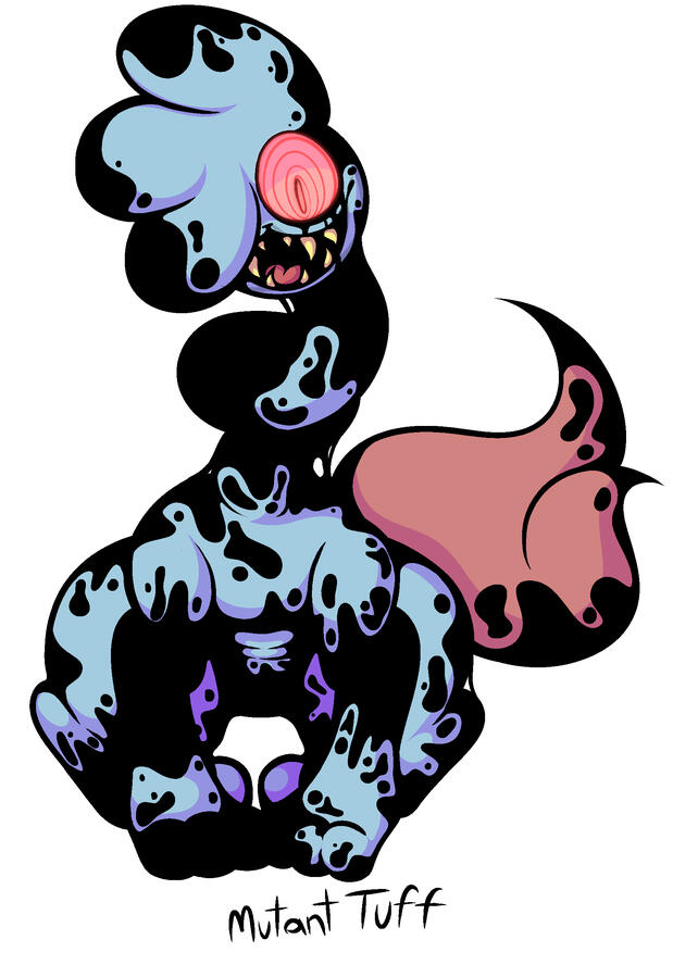 Mutant version of my good friend BombOCProduct's OC, Tuffy. Date: Mar 24th, 2025