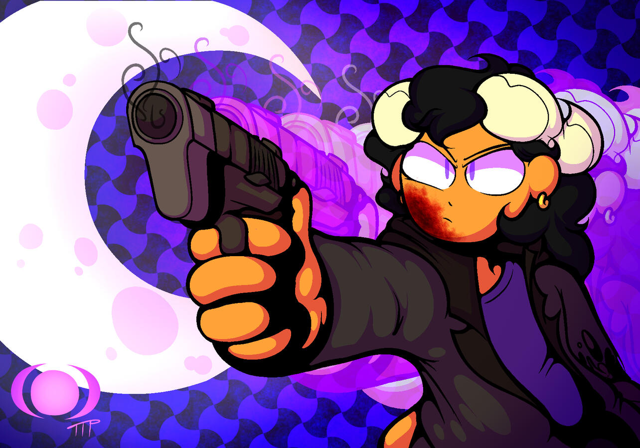 Commission done for my good friend Gavin/NitrogenInhaler, featuring their DND character, Karim. Date: Jan 3rd, 2025